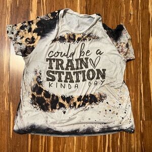 Stylish Yellowstone Graphic Tee - Multicolor